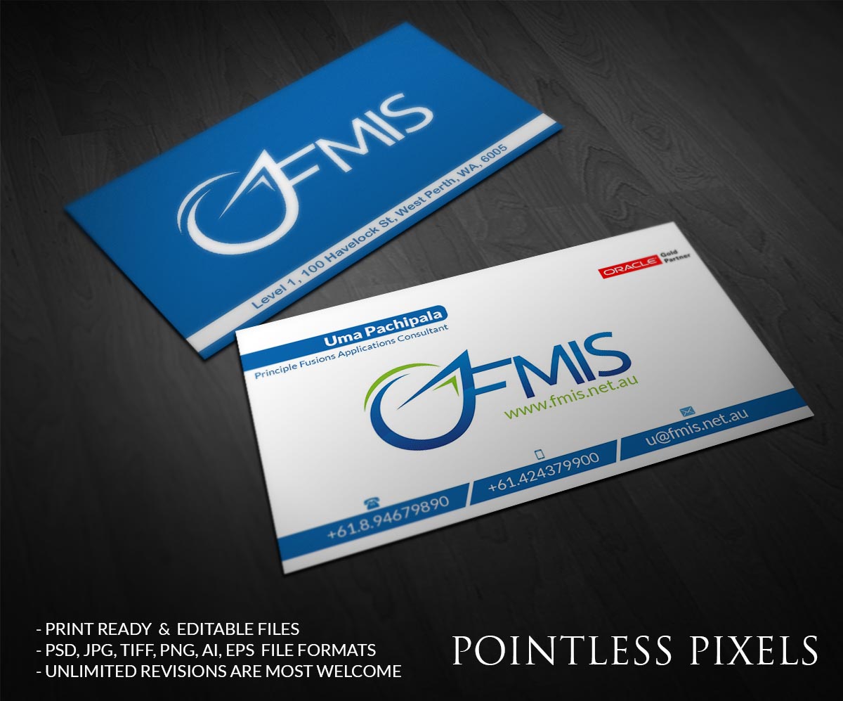 Diseño de Tarjeta de Presentación por Pointless Pixels India para este proyecto | Diseño #5124729