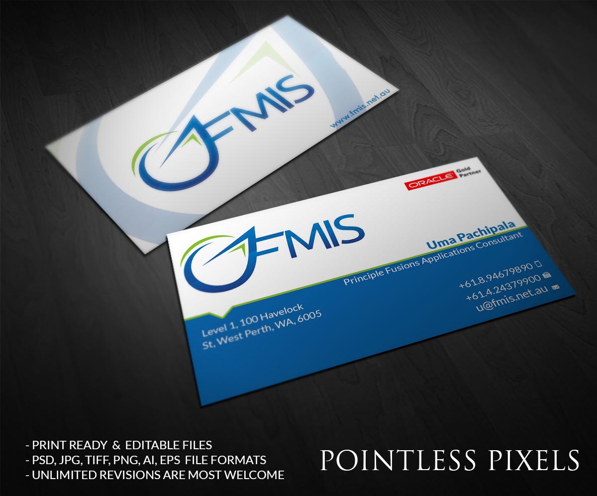 Business Card Design by Pointless Pixels India for this project | Design #5124906