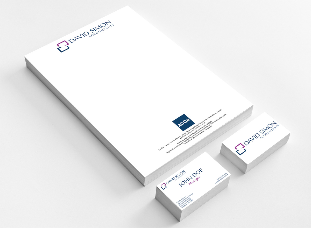 Stationery Design by Lilu Design for David Simon | Design #4927292