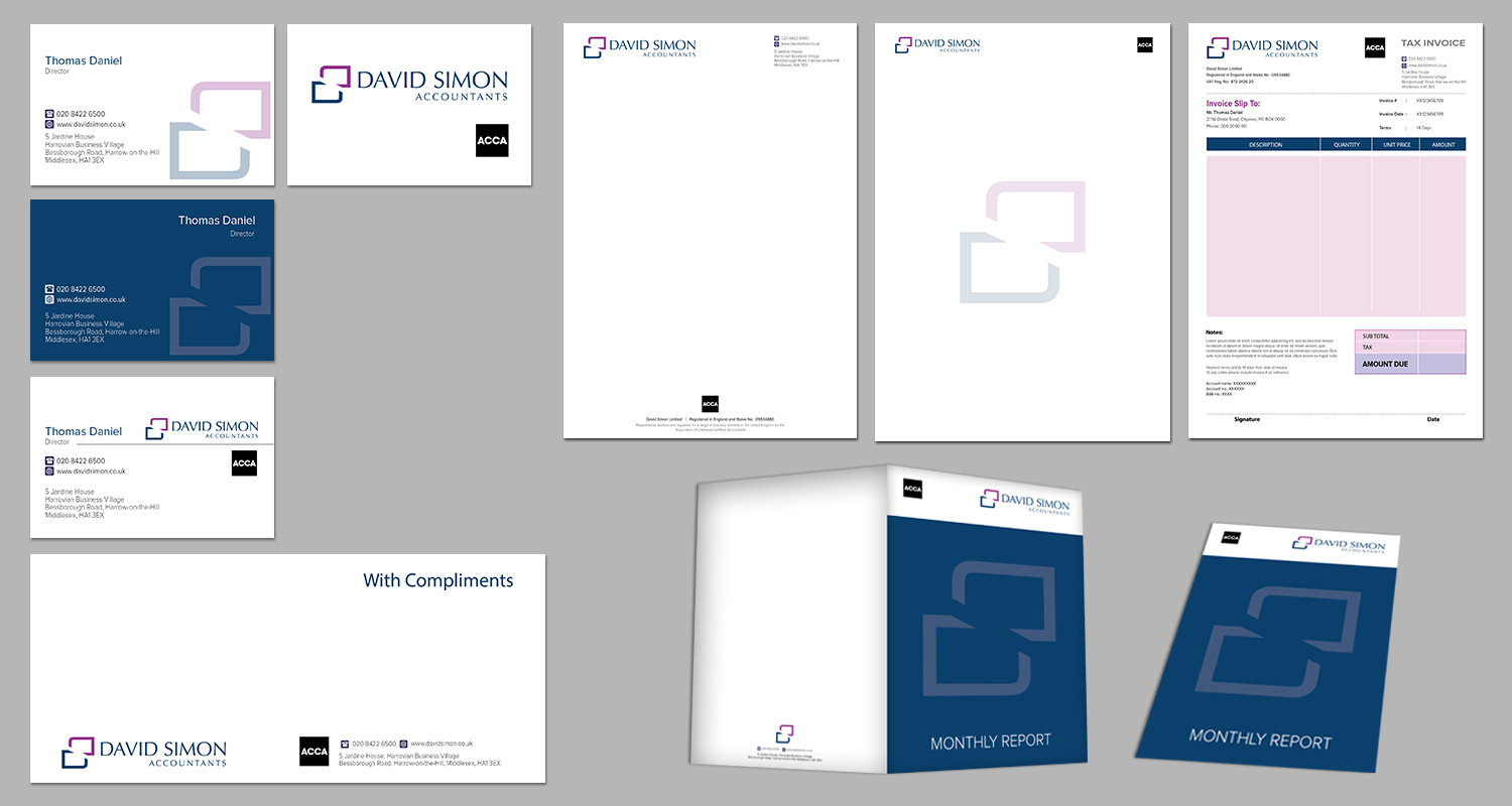 Stationery Design by kousik for David Simon | Design #5015130