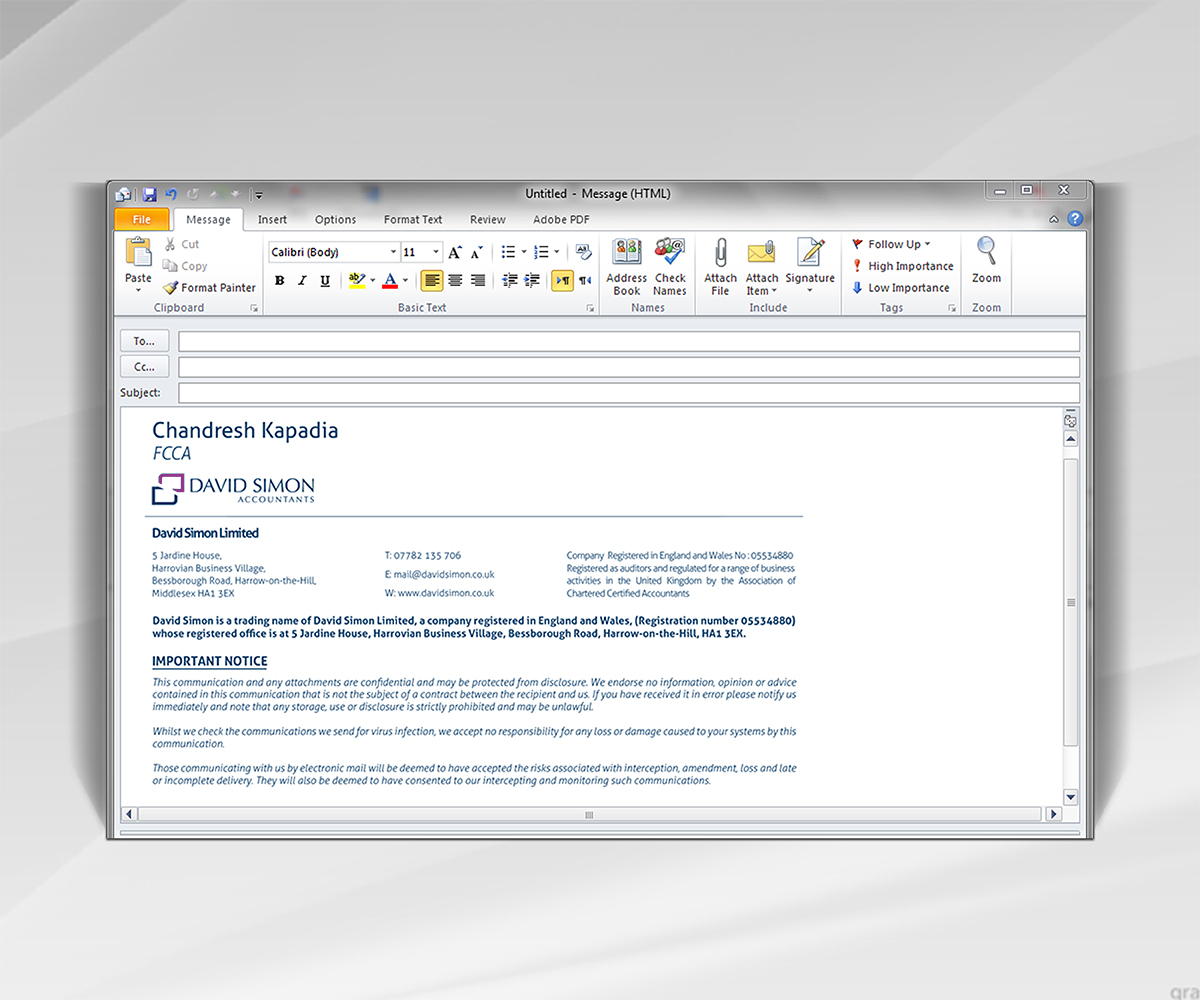 Stationery Design by Owtee-TheDreamer. for David Simon | Design #5059685