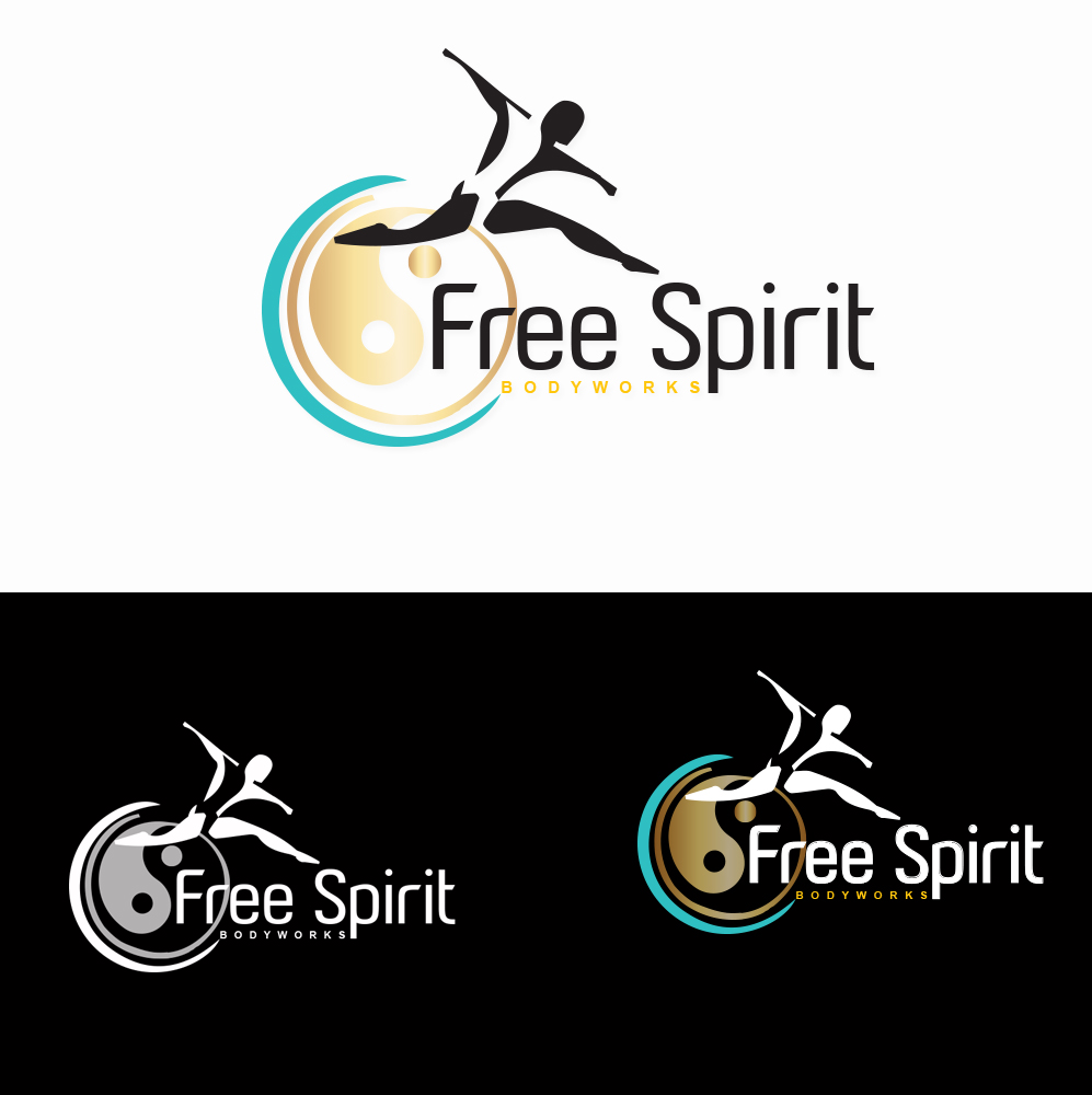 Logo Design by angino for Free Spirit BodyWorks | Design: #5329064