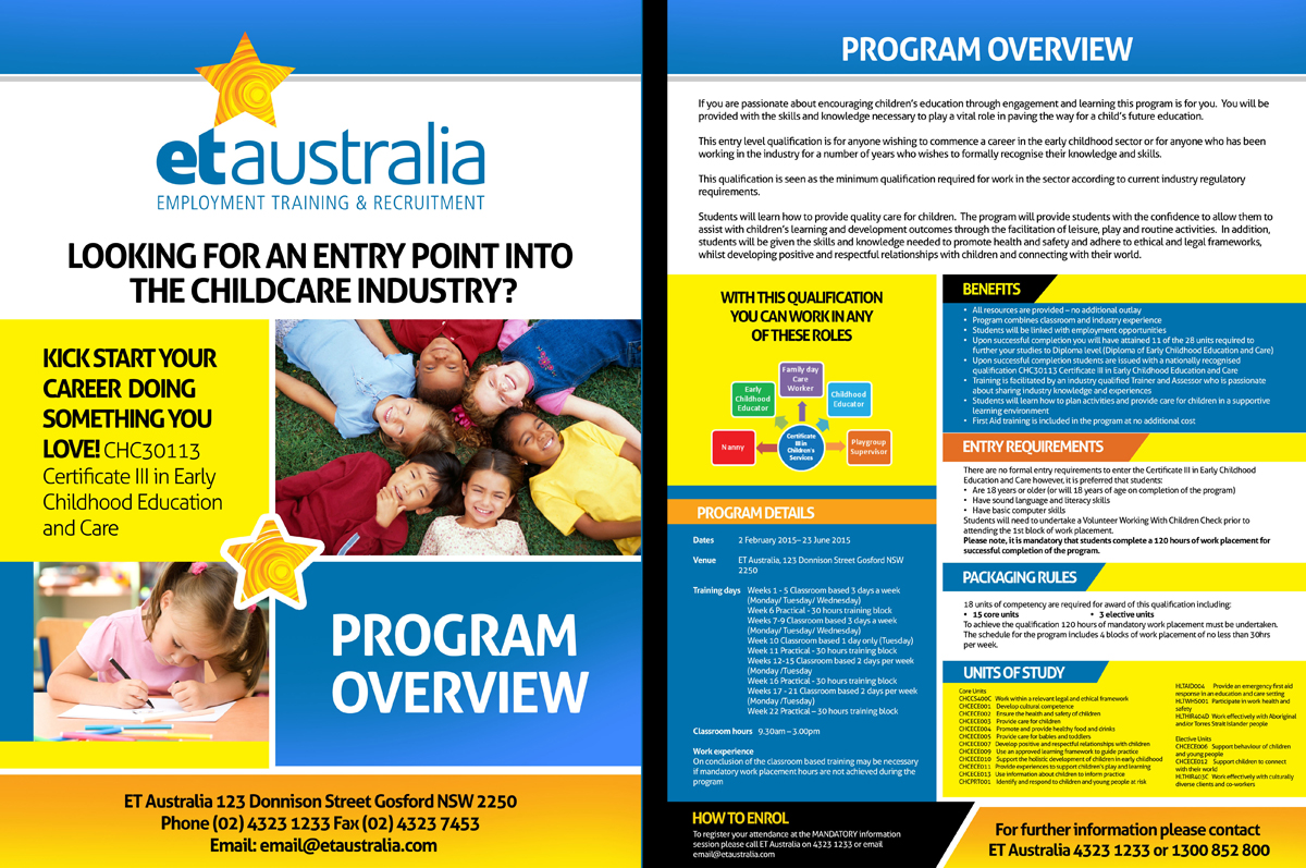 Flyer Design by AQKhan for ET Australia | Design #4916877