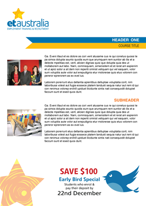 Flyer Design by BeMarketing