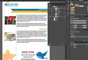 Flyer Design by BeMarketing for ET Australia | Design #4937377