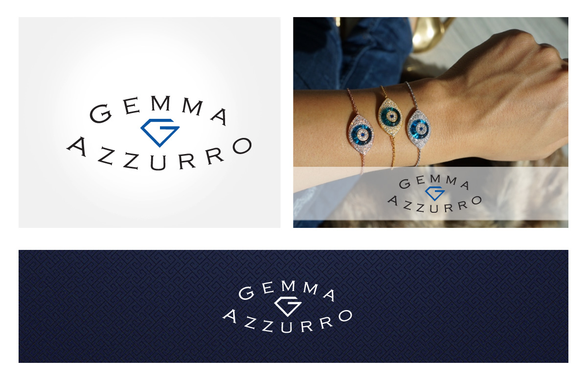 Logo Design by Silkyluss for Gemma Azzurro Jewelry | Design #4966901