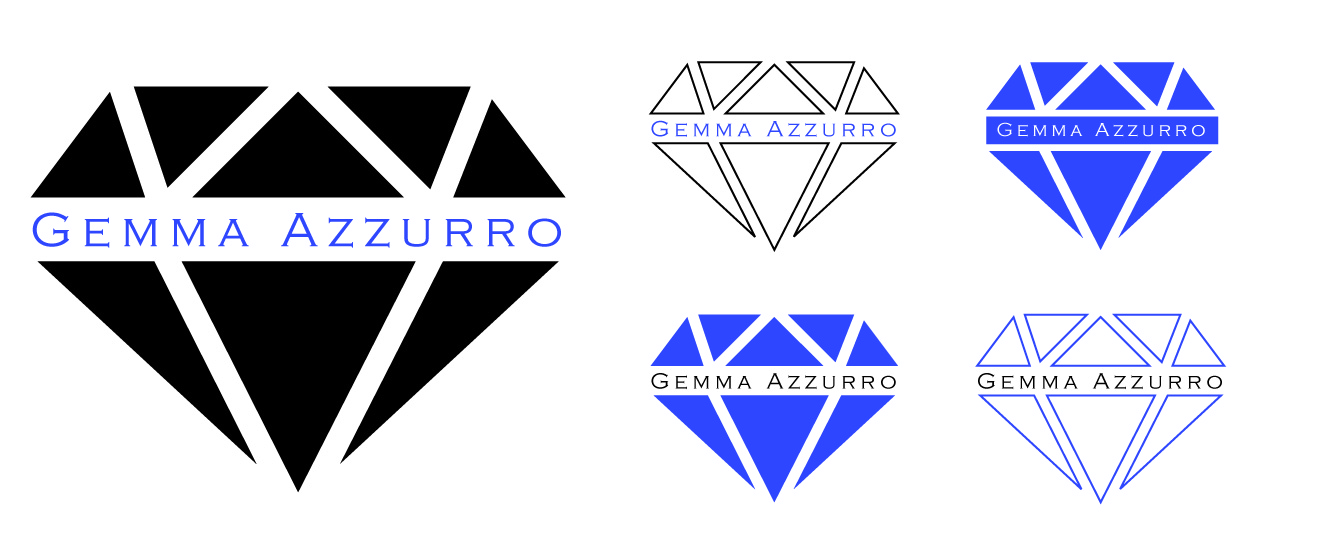 Logo Design by bamchilla for Gemma Azzurro Jewelry | Design #4961064