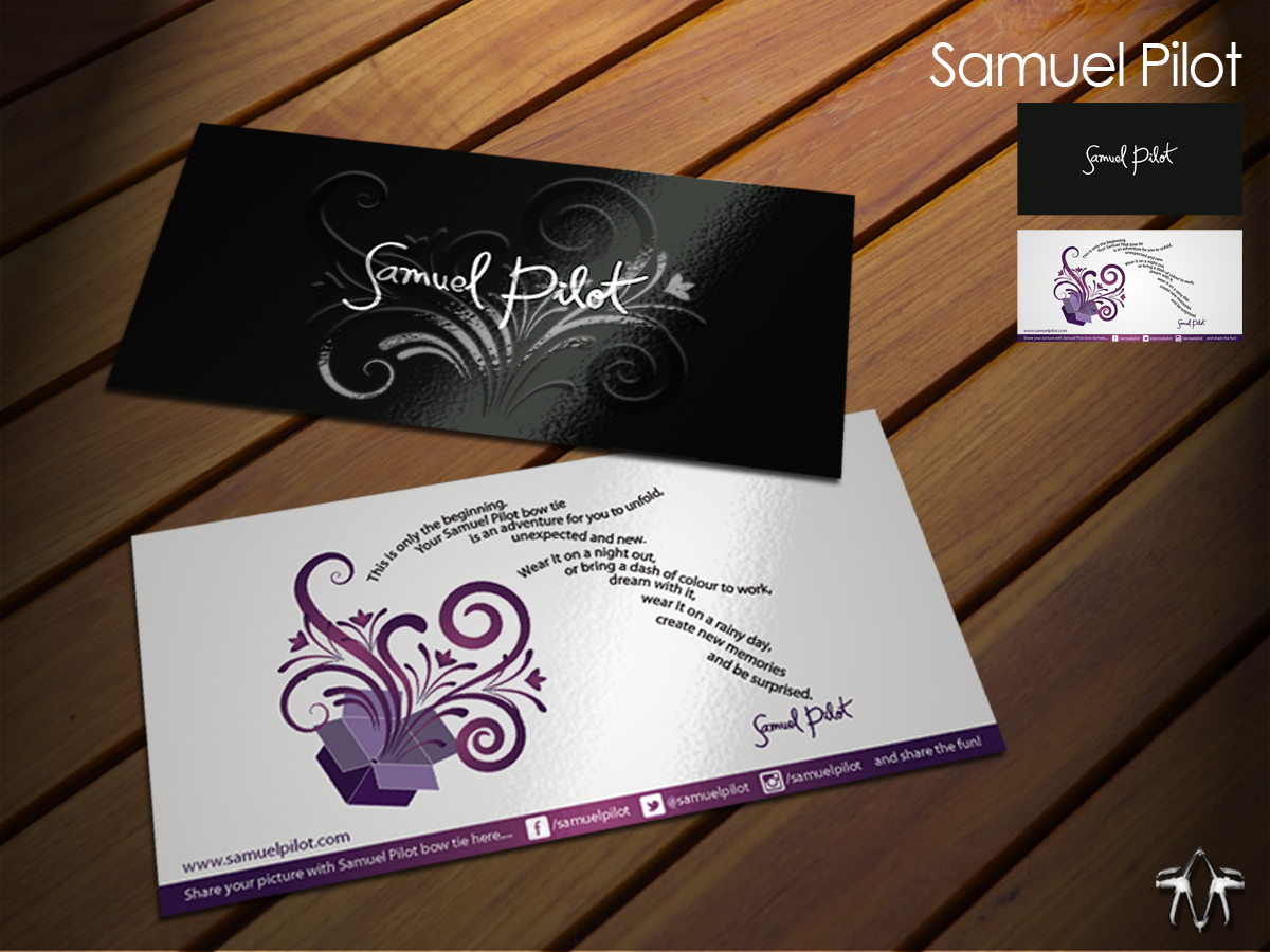 Card Design by sadzip for Samuel Pilot | Design #1386528