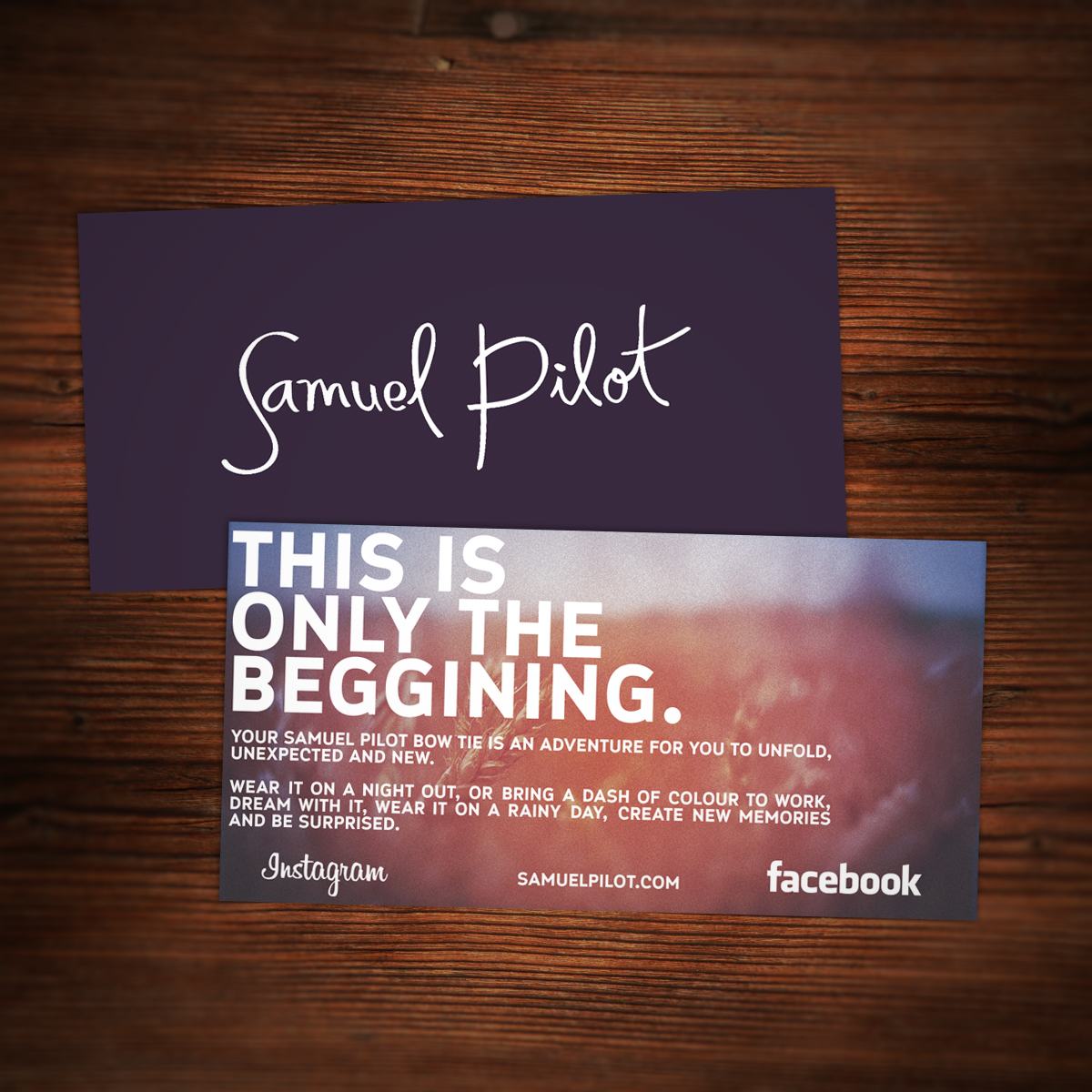 Card Design by Bence Vitárius for Samuel Pilot | Design #1410387