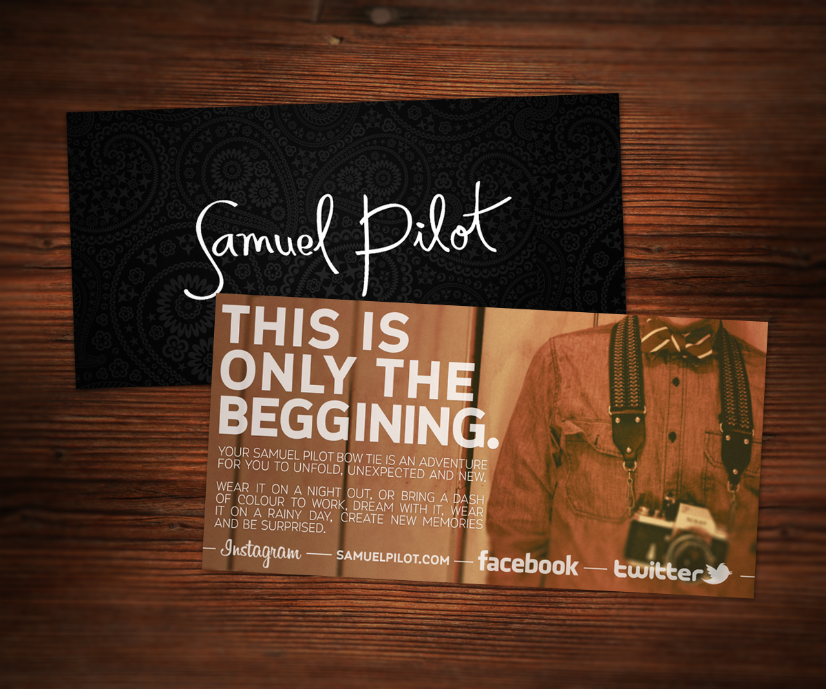 Diseño de Tarjeta por Bence Vitárius para Samuel Pilot | Diseño #1422586