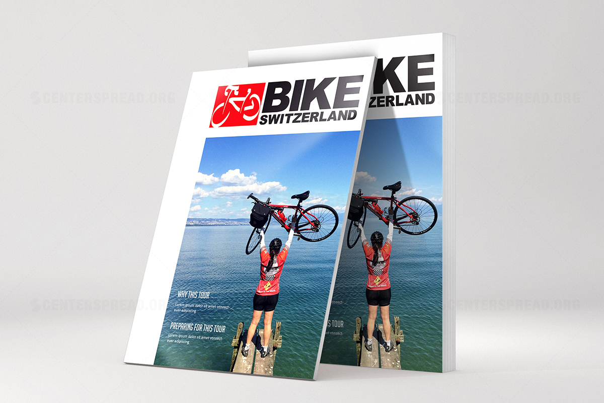 Magazine Design by CENTERSPREAD for Bike Switzerland | Design #4934014