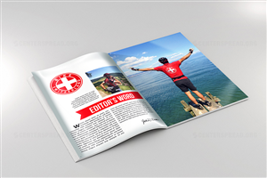 Magazine Design by CENTERSPREAD for Bike Switzerland | Design: #4934032
