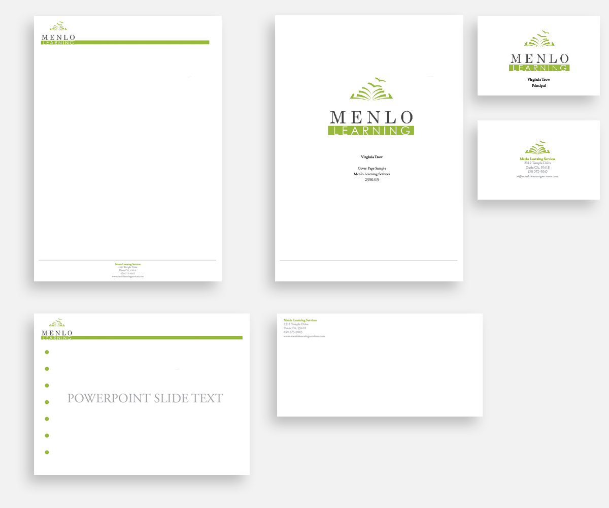 Stationery Design by Robert for Menlo Learning | Design #1389527