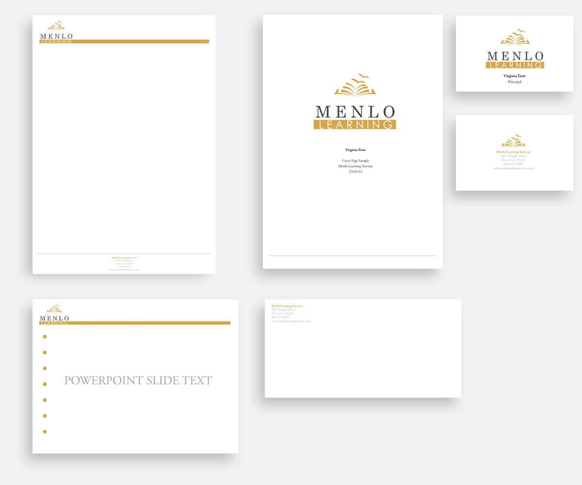 Stationery Design by Robert for Menlo Learning | Design #1390419