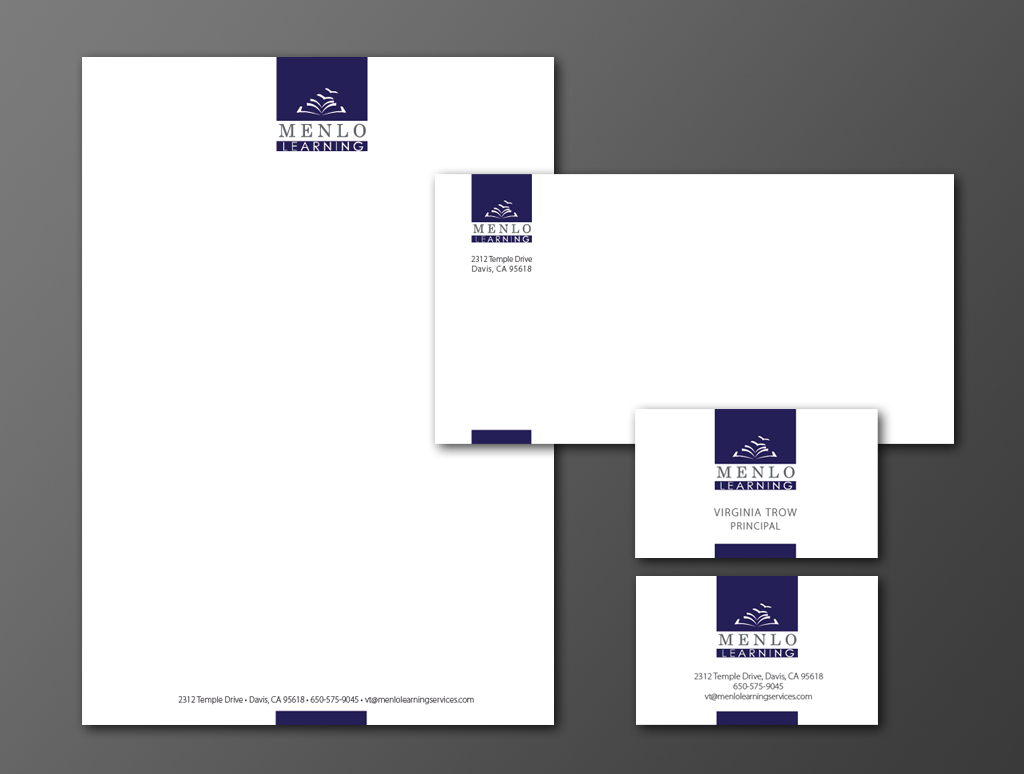 Stationery Design by Sonya for Menlo Learning | Design #1392765