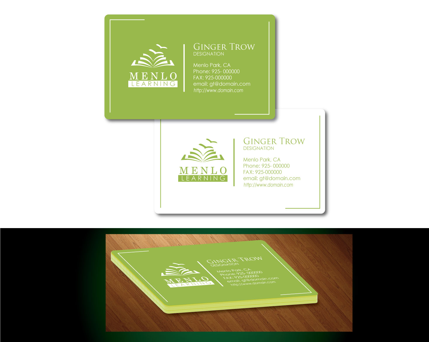 Stationery Design by Bling Connect Ink for Menlo Learning | Design #1387205