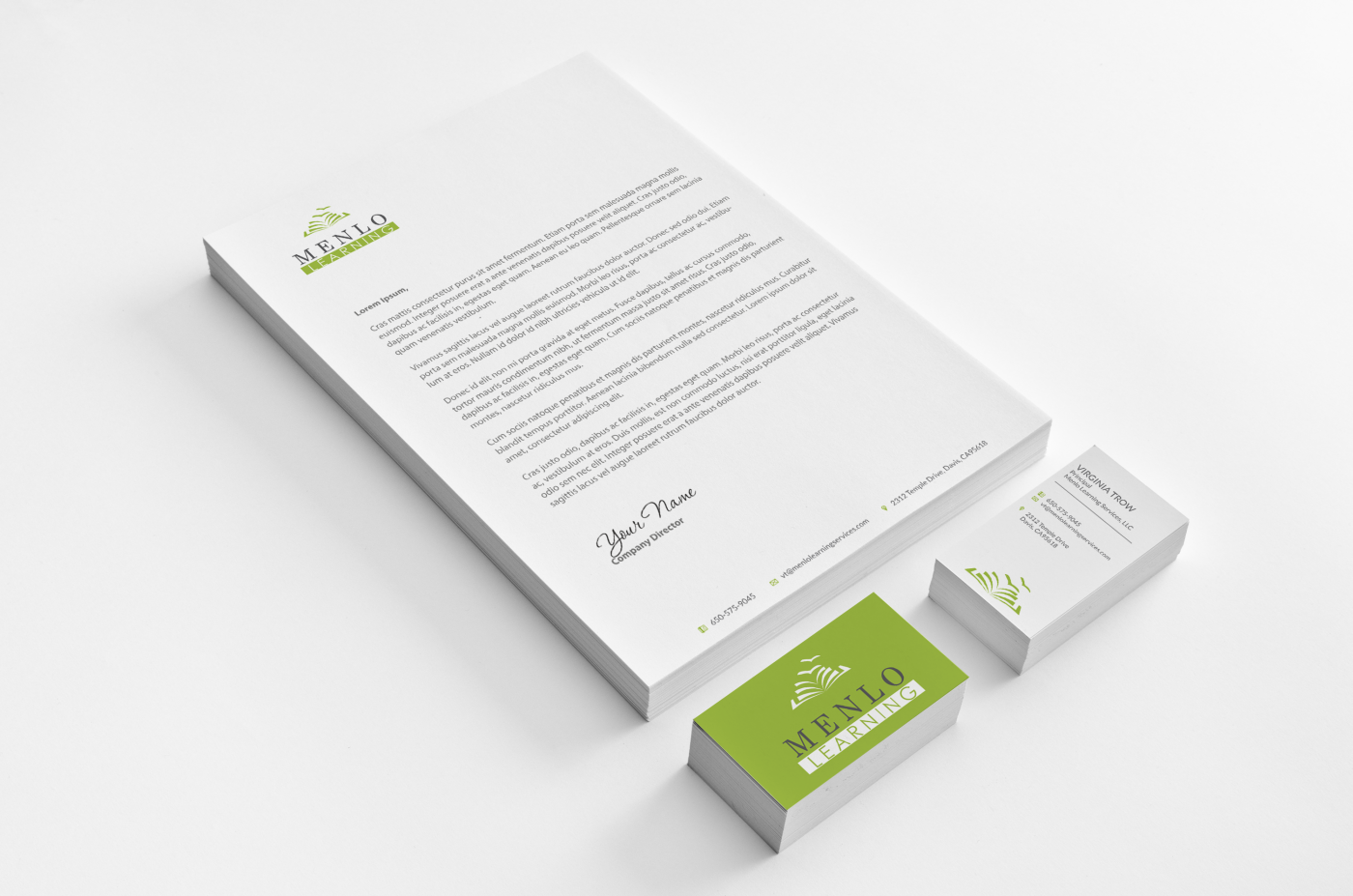Stationery Design by HYPdesign for Menlo Learning | Design #1387085