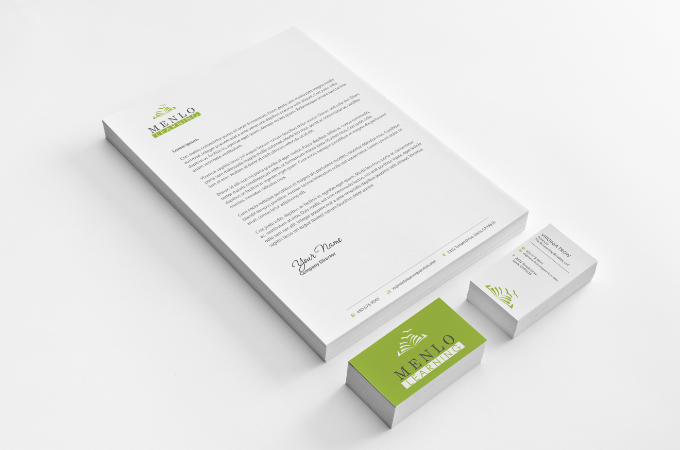 Stationery Design by HYPdesign for Menlo Learning | Design #1387086