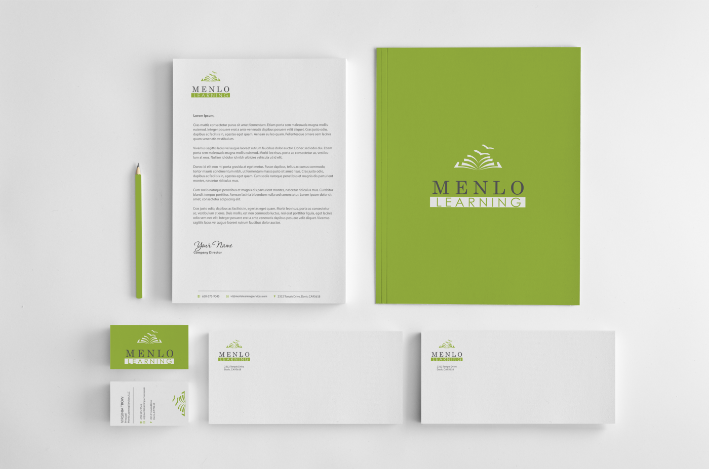 Schreibwaren-Design von HYPdesign für Menlo Learning | Design: #1387139