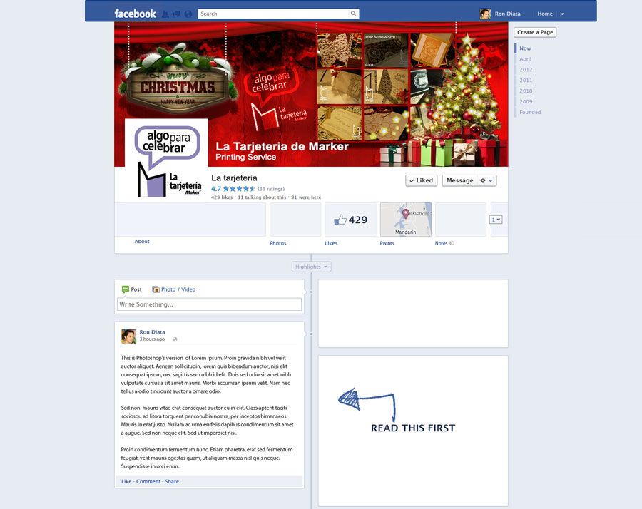 Facebook Design by rdesign12 for this project | Design #4931637