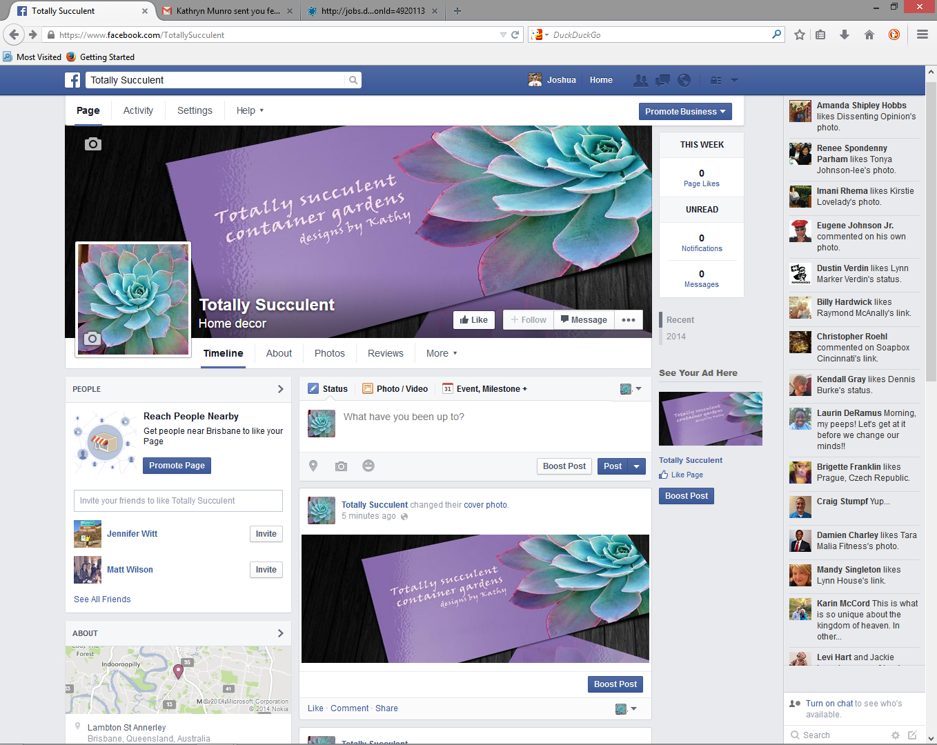 Facebook Design by JDZYN / Calel-a-Vision for this project | Design: #4933595