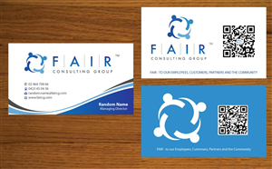 Visitenkarten-Design von Sbss für FAIR Consulting Group Pty Ltd. | Design: #1431517