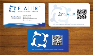 Visitenkarten-Design von Sbss für FAIR Consulting Group Pty Ltd. | Design: #1431522