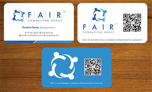 Visitenkarten-Design von Sbss für FAIR Consulting Group Pty Ltd. | Design: #1431527