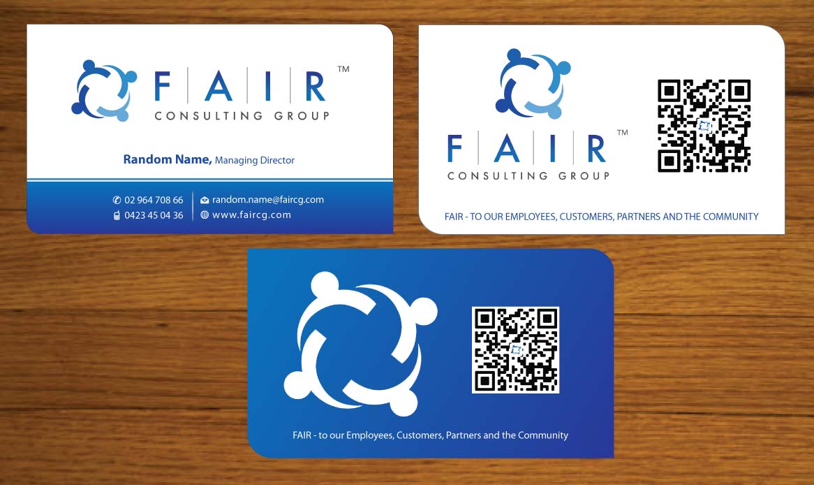 Diseño de Tarjeta de Presentación por Sbss para FAIR Consulting Group Pty Ltd. | Diseño #1431529