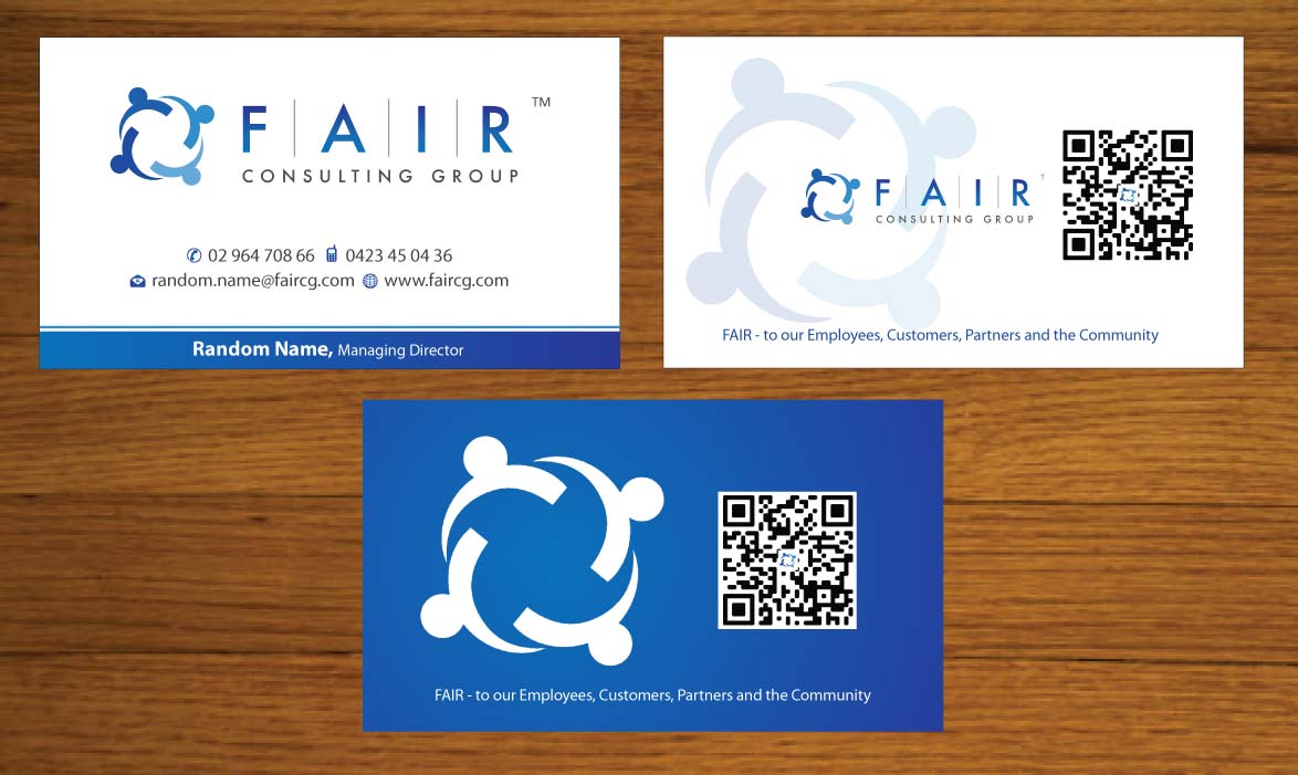 Diseño de Tarjeta de Presentación por Sbss para FAIR Consulting Group Pty Ltd. | Diseño #1431530