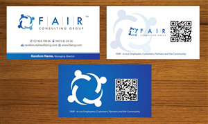 Visitenkarten-Design von Sbss für FAIR Consulting Group Pty Ltd. | Design: #1431530