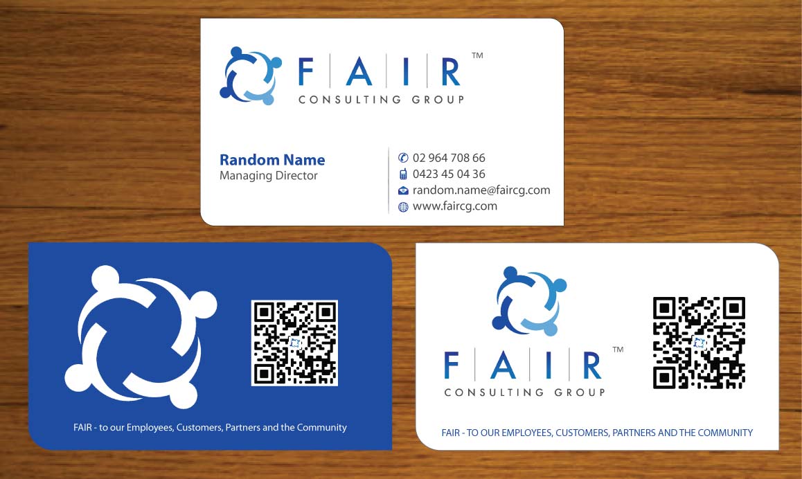 Diseño de Tarjeta de Presentación por Sbss para FAIR Consulting Group Pty Ltd. | Diseño #1431993