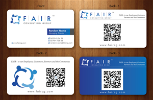 Visitenkarten-Design von Sbss für FAIR Consulting Group Pty Ltd. | Design: #1431998