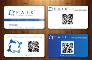 Visitenkarten-Design von Sbss für FAIR Consulting Group Pty Ltd. | Design: #1431999