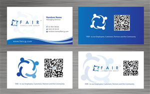 Visitenkarten-Design von Sbss für FAIR Consulting Group Pty Ltd. | Design: #1433068