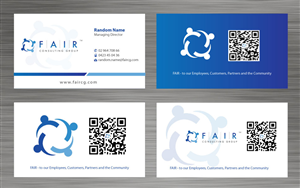 Visitenkarten-Design von Sbss für FAIR Consulting Group Pty Ltd. | Design: #1433076
