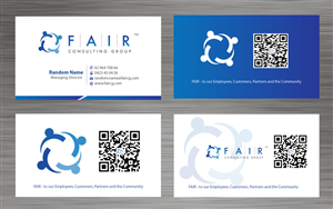 Visitenkarten-Design von Sbss für FAIR Consulting Group Pty Ltd. | Design: #1433117