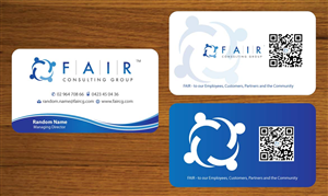 Business Card Design by Sbss for FAIR Consulting Group Pty Ltd. | Design: #1433166
