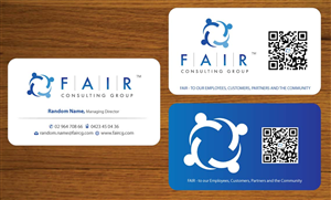 Business Card Design by Sbss for FAIR Consulting Group Pty Ltd. | Design: #1433177