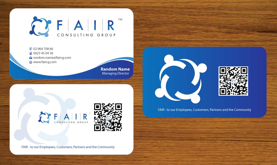 Diseño de Tarjeta de Presentación por Sbss para FAIR Consulting Group Pty Ltd. | Diseño #1433179