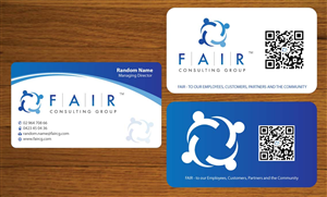 Business Card Design by Sbss for FAIR Consulting Group Pty Ltd. | Design: #1433201