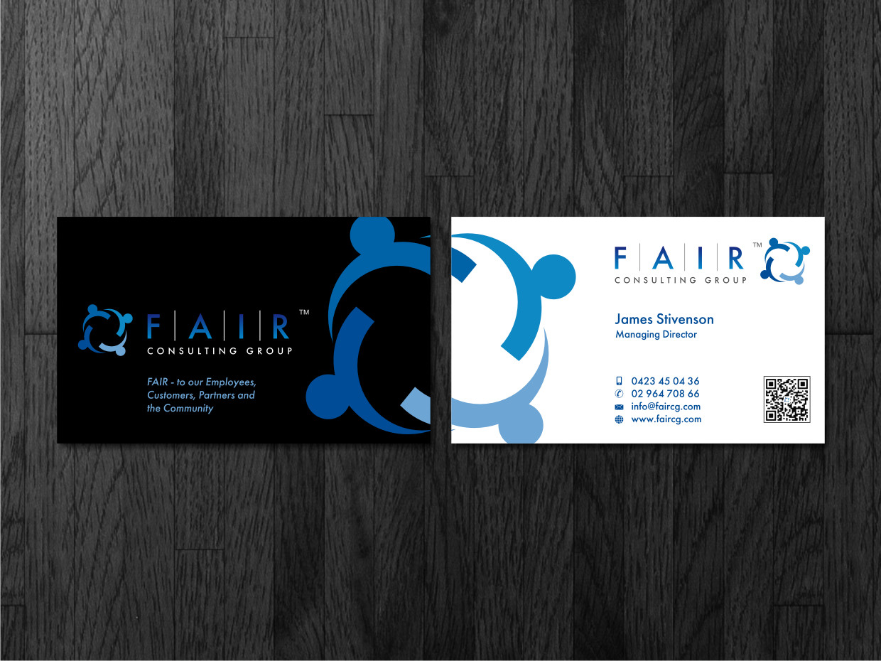 Visitenkarten-Design von Atvento Graphics für FAIR Consulting Group Pty Ltd. | Design #1422556