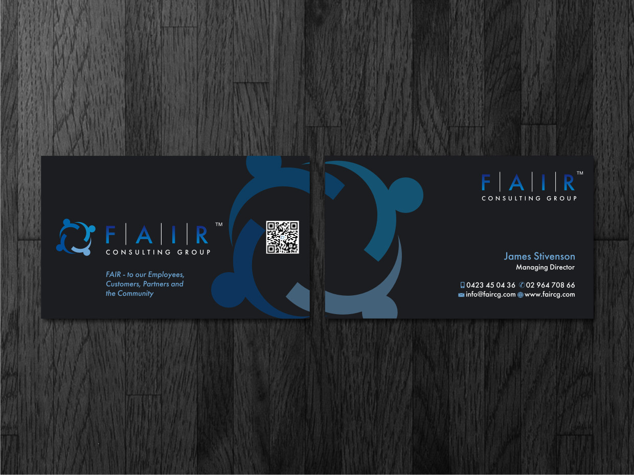 Visitenkarten-Design von Atvento Graphics für FAIR Consulting Group Pty Ltd. | Design #1422558