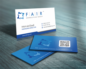 Diseño de Tarjeta de Presentación por HYPdesign para FAIR Consulting Group Pty Ltd. | Diseño: #1386794