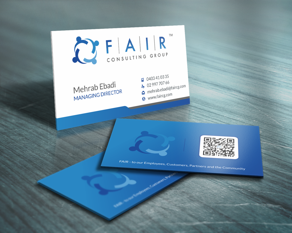 Diseño de Tarjeta de Presentación por HYPdesign para FAIR Consulting Group Pty Ltd. | Diseño #1390213