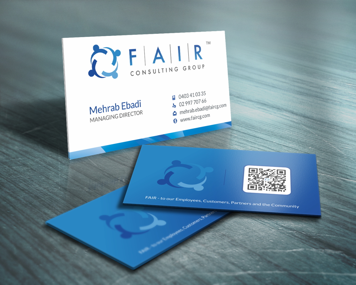 Diseño de Tarjeta de Presentación por HYPdesign para FAIR Consulting Group Pty Ltd. | Diseño #1397346