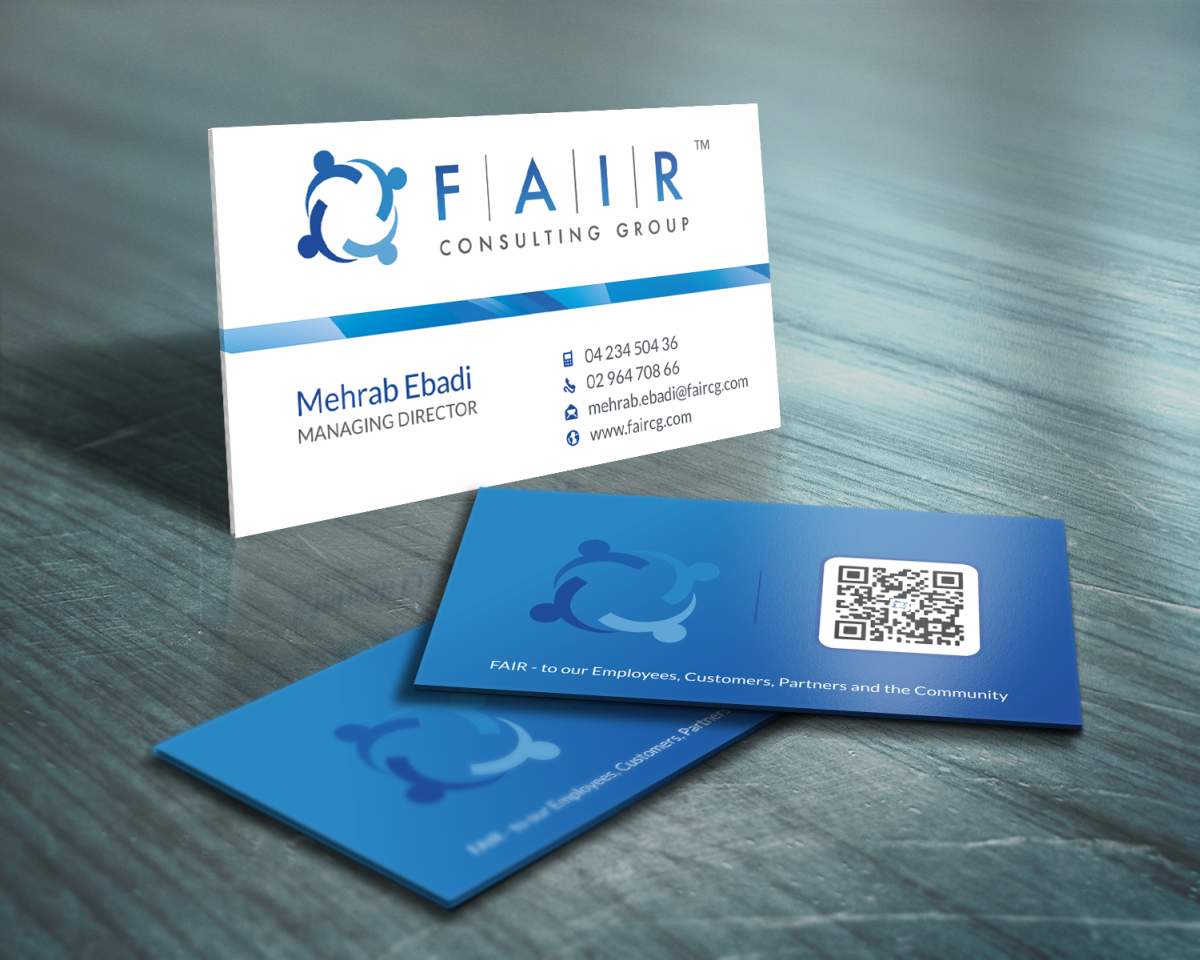 Diseño de Tarjeta de Presentación por HYPdesign para FAIR Consulting Group Pty Ltd. | Diseño #1418953