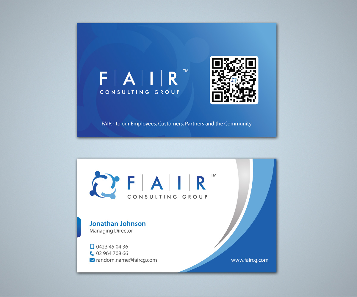 Visitenkarten-Design von MDesign für FAIR Consulting Group Pty Ltd. | Design #1452290