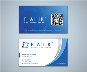 Visitenkarten-Design von MDesign für FAIR Consulting Group Pty Ltd. | Design: #1452290