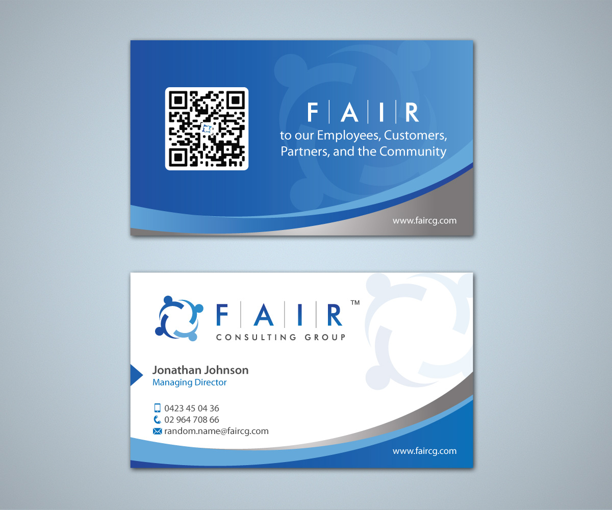 Visitenkarten-Design von MDesign für FAIR Consulting Group Pty Ltd. | Design #1452293